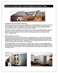 RenewAire Case Study: Clyde’s Restaurant at Mark Center