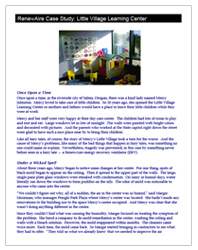 RenewAire Case Study: Little Village Learning Center