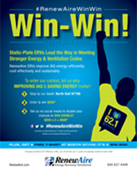 Win-Win – Improve IAQ and Save Energy with RenewAire ERVs