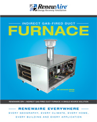 RenewAire Indirect Gas-Fired Furnace Brochure