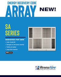 SA Series Energy Recovery Core Array Brochure