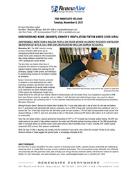 2021 Underground Home (Bunker) Owner’s Ventilation TikTok Video Goes Viral Press Release