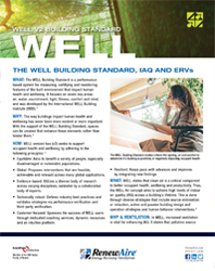 WELL Building Standard, IAQ and ERVs Flyer